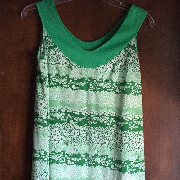 VINTAGE GREEN MAXI DRESS * S/M - Picture 7 of 7